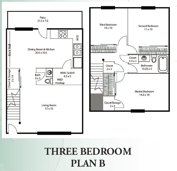 Three-Bedroom Plan B